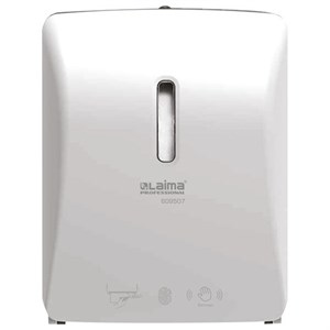 Диспенсер для полотенец в рулонах LAIMA PROFESSIONAL SUPER (H1), СЕНСОРНЫЙ, ABS-пластик, белый, 609507 - фото 7572324