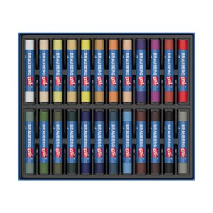 Пастель сухая художественная BRAUBERG ART "Летние ночи", 24 цвета, круглое сечение, 182090 - фото 7572432