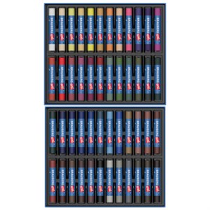 Пастель сухая художественная BRAUBERG ART "Летние ночи", 48 цветов, круглое сечение, 182092 - фото 7572434