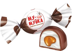 Конфета «Му-муйка» парное молочко (упаковка 0,5 кг) - фото 7628426