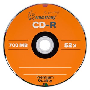 Диски CD-R SMARTBUY, 700 Мб, 52x, Bulk (упаковка на шпиле), КОМПЛЕКТ 100 шт., SBCD-R100S - фото 7636357
