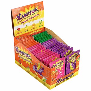 Леденцы ХЛОПУША ассорти 4 вкусов, 7 г, HL-2 - фото 7636382