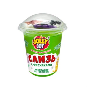 Слайм Слизь с фигурками, насекомые, 200 г, АССОРТИ 3 вида, JOLLY JOT (ДЖОЛЛИ ДЖОТ), 666664 - фото 7636395