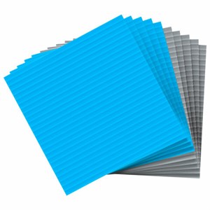 Салфетки губчатые для уборки кухни 15 х 15 см ЦЕЛЛЮЛОЗНЫЕ, КОМПЛЕКТ 10 штук, цвет: серый/голубой, LAIMA, 700263 - фото 7636417