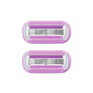 Кассеты для бритвенного станка многоразового женского, 4 лезвия, 2 кассеты, X-ONE (ИКС-УАН), 700019 - фото 7647391