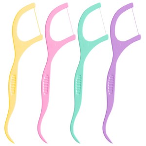 Зубочистки флоссеры с зубной нитью 200шт(4х50шт)+20 в Подарок! ВКУС МЯТЫ И ФРУКТОВ, LAIMA DENT, 609408 - фото 7661720