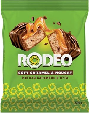 Конфеты Rodeo мягкая карамель и нуга, 500 г - фото 7700594