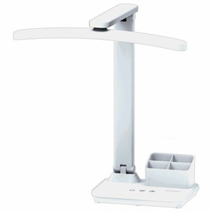 Настольная лампа светильник беспроводная SONNEN PT-401, органайзер, USB, LED, 5 Вт, 3 режима, 238779 - фото 7700610