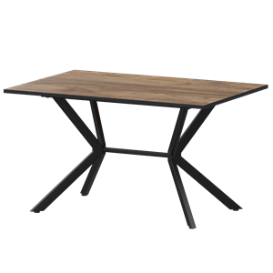 Стол нераздвижной Сириус Обеденные столы в пластике Сириус 1200 (Н-3825) Дуб Самдал/Черный муар - фото 7739799