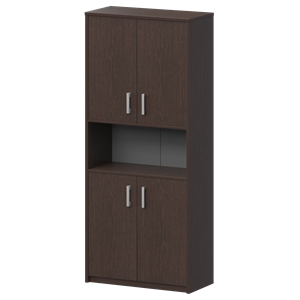 Шкаф с нишей Арго А-312 Дуб венге - фото 7739852