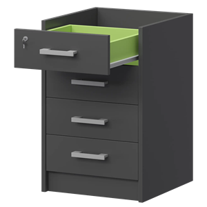 Каркас тумбы приставной Арго АТ2-05 Антрацит - фото 7739945