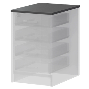 Крышка к приставным тумбам Арго А-707.60 Антрацит - фото 7739951