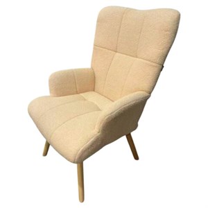 Кресло BRABIX Soft LC-305, фактурная ткань букле (экомех), кремовое, 533146 - фото 7865554