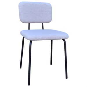 Стулья BRABIX "Ideal CF-080", КОМПЛЕКТ 4 шт., черный каркас, букле серый, 533256 - фото 7865613