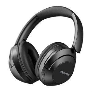 Наушники беспроводные полноразмерные складные раздвижные CROMEX (КРОМЕКС) HP-043B, Bluetooth 5.4, черные, 514119 - фото 7922109