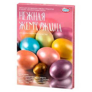 Красители пасхальные для яиц ЖИДКИЕ "Перламутровый блеск" 6 цветов в наборе, ассорти 81481, 81480, 81482 - фото 7922130