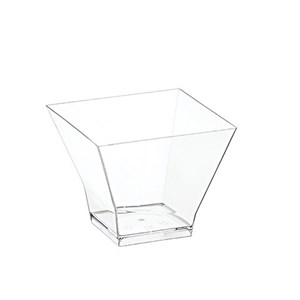 Креманка одноразовая 120мл пластиковая "Пагода" прозрачная, ВЗЛП, ШК0570, 5032П - фото 7933646