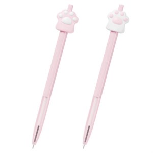 Ручка с топпером шариковая автоматическая FUNSTER "CAT PAW", СИНЯЯ, ассорти, пишущий узел 0,7 мм, линия письма 0,35 мм, 144376 - фото 7943349