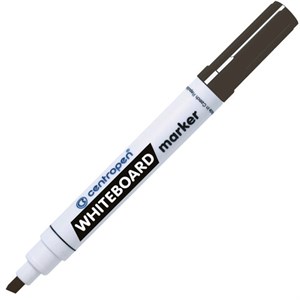 Маркер стираемый для белой доски ЧЕРНЫЙ CENTROPEN "Dry-Wipe", 8569, наконечник 1-4,5 мм, ш/к 15614, 585690112 - фото 7956714