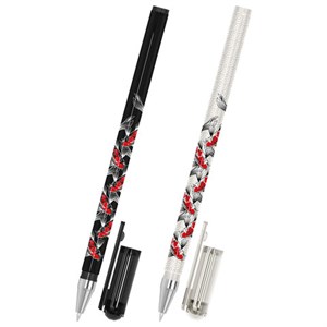 Ручка шариковая с принтом FUNSTER STICK "FISH KOI", СИНЯЯ, SOFT TOUCH покрытие, узел 0,7 мм, линия письма 0,35 мм, 144388 - фото 8025959