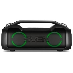 Колонка портативная SVEN PS-390, 50 Вт, TWS, Bluetooth, microSD, черный, SV-021306 - фото 8047041