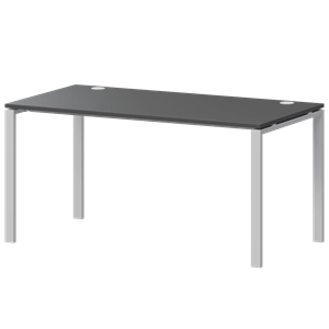 Стол на металлокаркасе Арго-М АМ-003.60 Антрацит/Белый - фото 8130593