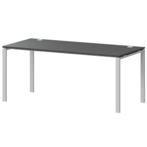 Стол на металлокаркасе Арго-М АМ-004 Антрацит/Белый - фото 8130594