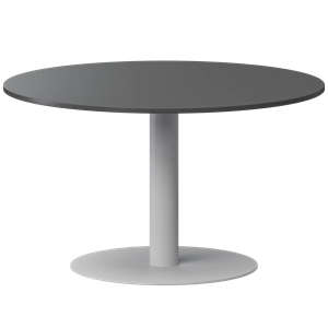 Стол круглый Арго-М АМ-ДУ120 Антрацит/Белый - фото 8130599