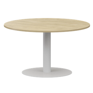 Стол переговорный Аргентум-МП НТМ-D120 Баттл Рок/Белый - фото 8130703