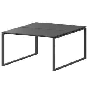 Бенч двойной на 2 рабочих места Арго-М АМБ.О-002 Антрацит/Антрацит - фото 8130718