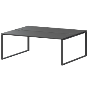 Бенч двойной на 2 рабочих места Арго-М АМБ.О-005 Антрацит/Антрацит - фото 8130721