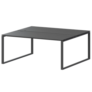 Бенч двойной на 2 рабочих места Арго-М АМБ.О-004.60 Антрацит/Антрацит - фото 8130722