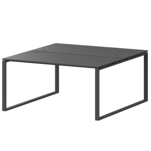 Бенч двойной на 2 рабочих места Арго-М АМБ.О-003 Антрацит/Антрацит - фото 8130723