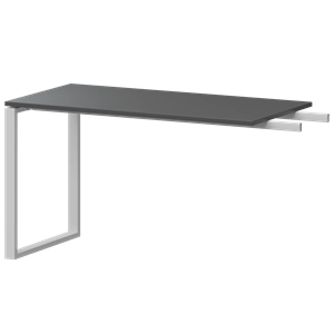 Бриф-приставка на металлокаркасе Арго-М АМ.О-120.60 Антрацит/Белый - фото 8130757