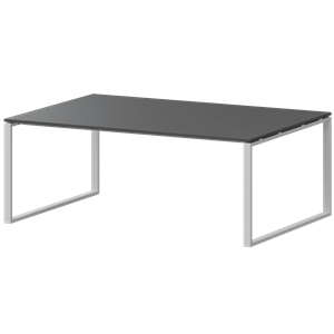 Стол переговорный на металлокаркасе Арго-М АМП.О-005.123 Антрацит/Белый - фото 8130777
