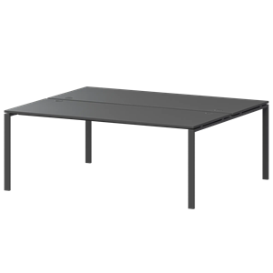 Бенч двойной на 2 рабочих места Арго-М АМБ-005.60 Антрацит/Антрацит - фото 8130787