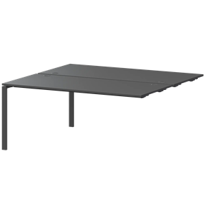 Модуль двойной на 2 рабочих места Арго-М АМБЭ-004.60 Антрацит/Антрацит - фото 8130794