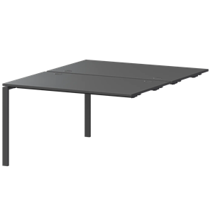 Модуль двойной на 2 рабочих места Арго-М АМБЭ-002.60 Антрацит/Антрацит - фото 8130798