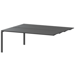 Модуль двойной на 2 рабочих места Арго-М АМБЭ-005.60 Антрацит/Антрацит - фото 8130803