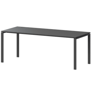 Стол на металлокаркасе Арго-М АМ-005 Антрацит/Антрацит - фото 8130818