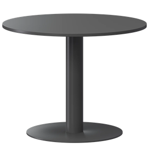 Стол круглый Арго-М АМ-ДУ90 Антрацит/Антрацит - фото 8130824
