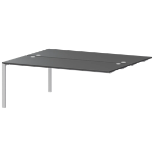 Модуль двойной на 2 рабочих места Арго-М АМБЭ-005 Антрацит/Белый - фото 8130847