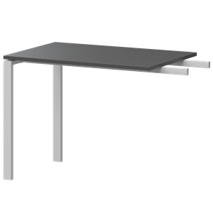 Бриф-приставка на металлокаркасе Арго-М АМ-090.60 Антрацит/Белый - фото 8130850