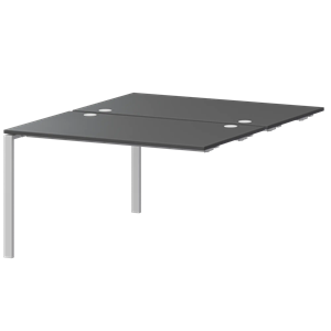 Модуль двойной на 2 рабочих места Арго-М АМБЭ-002 Антрацит/Белый - фото 8130856