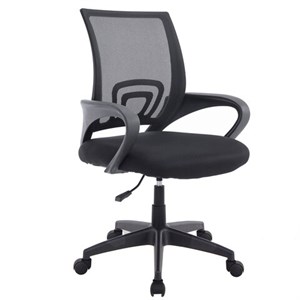 Кресло CROMEX (КРОМЕКС) "Top CH-695", с подлокотниками, сетка/ткань TW, черное, 533065 - фото 8274698