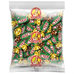 Конфеты шоколадные СЛАВЯНКА "Степ" с лесным орехом, арахисом и фундуком, 1000 г, 20506 - фото 8274780