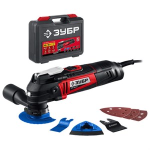 Многофункциональный инструмент (реноватор), 500 Вт, 19000 колебаний/мин, OQIS, набор насадок, ЗУБР МФИ-500 КН - фото 8274797