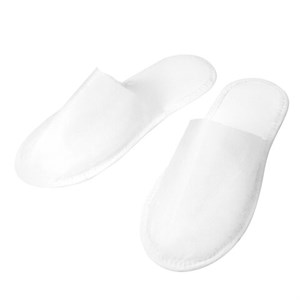 Тапочки одноразовые EVA Classic, закрытые, КОМПЛЕКТ 25 пар, спанбонд + ЭВА, размер 37-42, белые, SMZ, Э/З/Б-№1/25/150 - фото 8311830