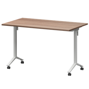 Стол мобильный складной Моби МБ22-120.70 Темный шимо/Белый - фото 8332504