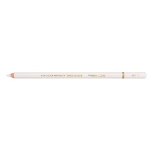 Карандаш угольный KOH-I-NOOR, 1 шт., "Gioconda" EXTRA, белый, HB, 8812003003KS - фото 8356359